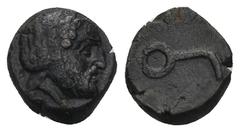 GREEK ACHAEMENID EMPIRE. Autophradates, Satrap of Lydia (392-388), of Ionia and Lydia (380-355 BC). Ae. ( 1.40 g. 10.7 mm ).