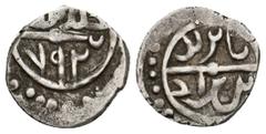 ISLAMIC Islamic, Ottoman Empire. BAYAZID I., 1389-1402 AD /791-804 AH. AR Akçe. 1.19 g. 14.90 mm.
