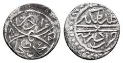 ISLAMIC & MEDIEVAL & WORLD Islamic. Ottoman Empire. MURAD II, 1421-1451 AD/ 824- 855 AH. AR, Akce. 1.14 g. 12.50 mm.