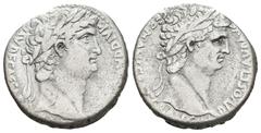 Roman Provincial SYRIA, Uncertain Syrian mint of Nero/Claudius tetradrachms. Claudius (Divus), reign of Nero, 54-68 AD. AR Tetradrachm. Obv: [NERO CLA]VD DIVI CLAVD F CAESAR [AVG GER]. Laureate head o