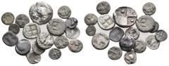 Lots 17 GREEK SILVER/BILLON COIN LOT See Picture. No return.