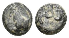 Greek DYNASTS OF LYCIA. Perikles (Circa 380-360 BC). Ae. 1.42 g. 10 mm.