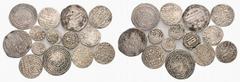 An Old Collection of Early Islamic Silver Coins in Lotd Abbasid dirham of the last caliphs o Baghdad (Madînat as-salâm 638 H), together with two Buyid dirhams, one Ghaznawid, four Rum-Saljuq dirhams, 