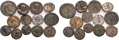 Römische Kaiser Aurelianus Antoninian 270/275, Ticinum. Tacitus. Bronze-Tetradrachme 275/276, Alexandria. Probus. Antoninian 276/282, Rom. Maximianus I. Herculius. Follis 300/303, Ticinum. Maximianus 