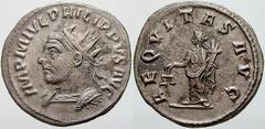 RÖMISCHE MÜNZEN Kaiserliche Prägungen Philippus I. Arabs, 244 - 249. No.: 487 Schätzpreis-Estimation: EUR 350.- Philippus I. Arabs, 244 - 249. Antoninian 247/249, Antiochia. Büste (nach links!) / Aequ