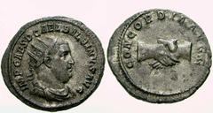 RÖMISCHE MÜNZEN (ROMAN COINS) -Kaiserliche Prägungen -Kaiserliche Prägungen 936. Balbinus, 238.. Antoninian. Büste / Verschränkte Hände. RIC 10; C. 3. 5.02 g. Sehr schön Schätzung (estimation): 350,--