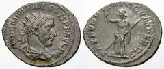 RÖMISCHE MÜNZEN (ROMAN COINS) -Kaiserliche Prägungen -Kaiserliche Prägungen 812. Philippus I. Arabs, 244 - 249.. Antoninian, Antiochia, auf den im Jahre 244 geschlossenen Friedensvertrag mit den Perse