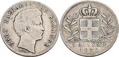 AUSLAND Griechenland Königreich Otto von Bayern, 1832-1862 Drachme 1832, Athen. Divo 12 a; K./M. 15. Sehr schön