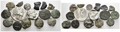 ANTIKE LOTS Griechische Münzen Tetradrachmen von Athen und Thasos, dazu griechische Kleinmünzen sowie etwas keltisches Potin. 16 Stück Schön - sehr schön.