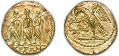 Gold Coins Central and Eastern Europe (ancient) Uncertain Dacian tribes 44 BC - 42 BC Gold Stater (Koson type) Gold 8.5g UNC Fr 124 RPC Online I 1701B HGC 3.2 2049 BMC RR II 474, 48