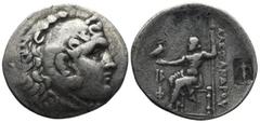 Greek LYCIA. Phaselis. (Circa 218/7-186/5 BC). In the name and types of Alexander III of Macedon. Dated CY 12 (207/6 BC) AR Tetradrachm (33,2mm 16g) Obv: Head of Herakles right, wearing lionskin headd