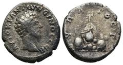 Roman provincial CAPPADOCIA. Caesaraea-Eusebia. Marcus Aurelius, 161–180. Didrachm 161–166. Didrachm AR (5.9g 20.4mm) Obv: ΑΥΤΟΚΡ ΑΝΤωΝЄΙΝΟС CЄΒ Laureate head of Marcus Aurelius to right. Rev: ΥΠΑΤΟС 