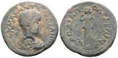 Roman Provincial LYCIA. Rhodiapolis. Gordian III (238-244 AD). AE Bronze (32mm 13.8g) Obv: AV K MAP ANT ΓOPΔIANOC CЄB. Laureate, draped and cuirassed bust right. Rev: POΔIAΠOΛЄITωN. Artemis standing l