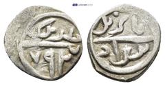 ISLAMIC OTTOMAN EMPIRE. Bayazid I (791-804 AH / 1389-1402 AD). Uncertain mint. Dated AH 792 (AD 1389). AR Akçe (12mm, 1.0 g) Obv: Naskh legend, pellet above: Beyazid | bin Murad. Rev: Naskh legend: kh