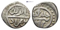 ISLAMIC OTTOMAN EMPIRE. Bayazid I (791-804 AH / 1389-1402 AD). Uncertain mint. Dated AH 792 (AD 1389). AR Akçe (12mm, 1.18 g) Obv: Naskh legend, pellet above: Beyazid | bin Murad. Rev: Naskh legend: k