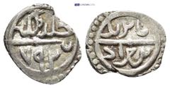 ISLAMIC OTTOMAN EMPIRE. Bayazid I (791-804 AH / 1389-1402 AD). Uncertain mint. Dated AH 792 (AD 1389). AR Akçe (14mm, 1.09 g) Obv: Naskh legend, pellet above: Beyazid | bin Murad. Rev: Naskh legend: k
