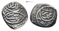 ISLAMIC Ottoman Empire. Mehmed II Fatih ('the Conqueror'). First reign, AH 848-850 / AD 1444-1446. AR Akçe. (10mm, 1.0 g)