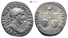 ROMAN PROVINCIAL Lycia, Trajan AR Drachm.(16mm, 2.64 g) Koinon, AD 98-99. ΑΥΤ ΚΑΙΣ ΝΕΡ ΤΡΑΙΑΝΟΣ ΣΕΒ ΓΕΡΜ. Laureate head right / ΔΗΜ ΕΞ − ΥΠΑΤ B. Two four-stringed lyres seen from behind, owl perched r