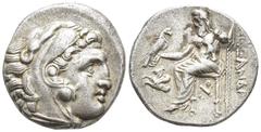 GREEK Kingdom of Macedon. Alexander III 'the Great' AR Drachm.Kingdom of Macedon. Alexander III 'the Great' AR Drachm. Lampsakos, circa 310-301 BC. Struck under Antigonos I Monophthalmos. (4.2 Gr. 18m
