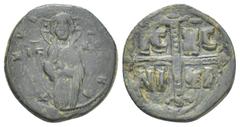 Byzantine Byzantine Follis. 1034-1041 d.C. Constantinople. (Doc-C 1/48). (Sear-1825). Anv.: Christ Antiphonetes standing facing, holding Gospels and raising hand in benediction; IC-XC across fields. R