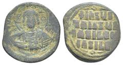Byzantine Byzantine Anonymous follis, time of Basil II and Constantine VIII (970 – 1092). AE Follis 11.2g 26.3mm