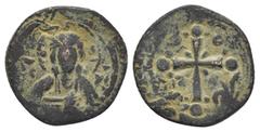 Byzantine Byzantine Anonymous Class I, attributed to Nicephorus III. Follis; Anonymous Class I, attributed to Nicephorus III; 1078-1081 AD. Constantinople, Follis 5.5g 24.4mm