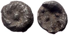 Greek Ionia, Erythrai, AR Tetartemorion, (Silver, 0.07 g 4 mm), Circa 500-480 BC. Ionia, Erythrai, AR Tetartemorion, (Silver, 0.07 g 4 mm), Circa 500-480 BC. Obv: Rosette. Rev: Stellate pattern of fiv
