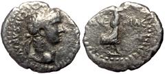 Roman Provincial Cappadocia, Caesarea. Nero. AR, Hemidrachm. (Silver, 1.28 g. 15 mm.) 54-68 AD. Cappadocia, Caesarea. Nero. AR, Hemidrachm. (Silver, 1.28 g. 15 mm.) 54-68 AD. Obv: [NERO CLAVD DIVI CLA
