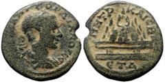 Roman Provincial Cappadocia, Caesarea. Gordian III. AE. (Bronze, 9.28 g. 25 mm.) 238-244 AD. Cappadocia, Caesarea. Gordian III. AE. (Bronze, 9.28 g. 25 mm.) 238-244 AD. Obv: […] ΓΟΡΔΙΑΝΟϹ. Laureate he