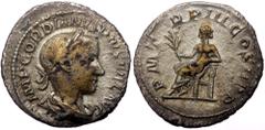 Roman Imperial Gordian III (238-244) AR, Antoninianus. (Silver, 2.87 g. 20 mm.) Rome. Gordian III (238-244) AR, Antoninianus. (Silver, 2.87 g. 20 mm.) Rome. Obv: IMP GORDIANVS PIVS FEL AVG. Bust of Go