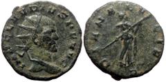 Roman Imperial Claudius II Gothicus (268-270). AE, Antoninianus. (Bronze, 3.32 g. 19 mm.) Mediolanum. Claudius II Gothicus (268-270). AE, Antoninianus. (Bronze, 3.32 g. 19 mm.) Mediolanum. Obv: IMP CL