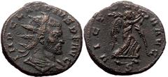Roman Imperial Claudius II Gothicus (268-270). AE, Antoninianus. (Bronze, 4.53 g. 20 mm.) Mediolanum. Claudius II Gothicus (268-270). AE, Antoninianus. (Bronze, 4.53 g. 20 mm.) Mediolanum. Obv: IMP CL