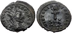Roman Imperial Claudius II Gothicus (268-270). AE, Antoninianus. (Bronze, 3.21 g. 20 mm.) Cyzicus. Claudius II Gothicus (268-270). AE, Antoninianus. (Bronze, 3.21 g. 20 mm.) Cyzicus. Obv: IMP CLAVDIVS
