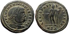 Roman Imperial Maximianus Herculius (286-305). AE, Follis. (Bronze, 12.15 g. 10 mm.) Heraclea. Maximianus Herculius (286-305). AE, Follis. (Bronze, 12.15 g. 10 mm.) Heraclea. Obv: IMP C M A MAXIMIANVS