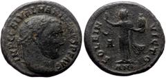 Roman Imperial Maximinus II Daia (310-313). AE, Follis. (Bronze, 5.92 g. 24 mm.) Antioch. Maximinus II Daia (310-313). AE, Follis. (Bronze, 5.92 g. 24 mm.) Antioch. Obv: IMP C GAL VAL MAXIMINVS P F AV