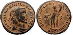 Roman Imperial Maximinus II Daia (305-313) Antioch AE Follis (Bronze, 28mm, 8.30g) Maximinus II Daia (305-313) Antioch AE Follis (Bronze, 28mm, 8.30g) Obv: GAL VAL MAXIMINVS NOB CAES, laureate, draped