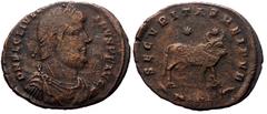 Roman Imperial Julian II (361-363) AE follis (Bronze, 7,66 gr, 30 mm) Nikomedia Julian II (361-363) AE follis (Bronze, 7,66 gr, 30 mm) Nikomedia Obv: DN FL CL IVLIANVS PF AVG - pearl-diademed, draped 