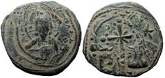 Byzantine Anonymous. Class I. Nicephorus III Botaniates, AE, Follis. (Bronze, 9.48 g. 30 mm.) Constantinopolis. Anonymous. Class I Anonymous. Class I. Nicephorus III Botaniates, AE, Follis. (Bronze, 9