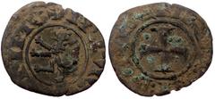 Medieval Crusaders, Lusignan Kingdom of Cyprus. Henry II, AE, Denier (Billon, 0.68 g. 11 mm.). Cyprus. 1285-1324 AD. Crusaders, Lusignan Kingdom of Cyprus. Henry II, AE, Denier (Billon, 0.68 g. 11 mm.
