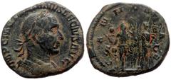 Roman Imperial Coins Traianus Decius (249-251) AE Sestertius (Bronze, 12.02g, 28mm) Rome Obv: IMP CMQ TRAIANVS DECIVS AVG, laureate and cuirassed bust right Rev: PANNONIAE, The two Pannoniae standing 