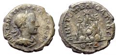 Roman Provincial Cappadocia, Caesarea, AR drachm (Silver, 3.00g, 18mm) Gordian III (238-244 AD), Issue: Year Δ = 4 (AD 241) Cappadocia, Caesarea, AR drachm (Silver, 3.00g, 18mm) Gordian III (238-244 A