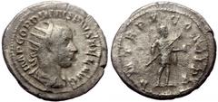 Roman Imperial Gordian III (238-244), AR antoninianus (Silver, 24,1 mm, 4,64 g), Rome, 241-243. Gordian III (238-244), AR antoninianus (Silver, 24,1 mm, 4,64 g), Rome, 241-243. Obv: IMP GORDIANVS PIVS