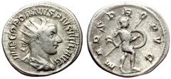 Roman Imperial Gordian III (238-244) AR antoninianus (Silver, 3.71g, 23mm) Rome Gordian III (238-244) AR antoninianus (Silver, 3.71g, 23mm) Rome Obv: IMP GORDIANVS PIVS FEL AVG: Bust of Gordian III, r