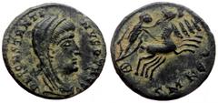 Roman Imperial Divus Constantine I (Died 337) Æ Follis (Bronze, 15mm, 1.73g) Cyzicus, before 340. Divus Constantine I (Died 337) Æ Follis (Bronze, 15mm, 1.73g) Cyzicus, before 340. Obv: DV CONSTANTINV