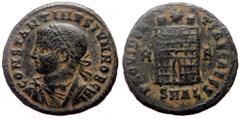 Roman Imperial Constantine II (Caesar, 317-337) AE Follis (Bronze, 3.13g, 19mm) Alexandria, 327-328. Rare. Constantine II (Caesar, 317-337) AE Follis (Bronze, 3.13g, 19mm) Alexandria, 327-328. Rare. O