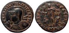 Roman Imperial Licinius II (Caesar, 317-324) AE Follis (Bronze, 19mm, 2.78g) Cyzicus, Δ = 4th officina, 321-324. Licinius II (Caesar, 317-324) AE Follis (Bronze, 19mm, 2.78g) Cyzicus, Δ = 4th officina