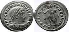 Roman Imperial Constantine I the Great (307/10-337) BL follis (Bronze, 22mm, 2.81g). Rome mint, struck 314-15. Constantine I the Great (307/10-337) BL follis (Bronze, 22mm, 2.81g). Rome mint, struck 3