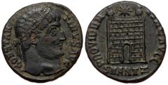 Roman Imperial Constantine I (307/10-337), AE follis (Bronze, 18,7 mm, 3,44 g). Antiochia, 326/7. Constantine I (307/10-337), AE follis (Bronze, 18,7 mm, 3,44 g). Antiochia, 326/7. Obv: CONSTAN - TINV