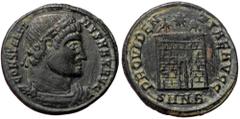 Roman Imperial Constantine I (307/10-337), Nicomedia, AE follis (Bronze, 19,8 mm, 2,87 g), 328-329. Obv: CONSTANTINVS MAX AVG, rosette- Constantine I (307/10-337), Nicomedia, AE follis (Bronze, 19,8 m