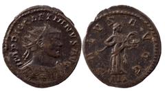 Coleção Sousa Sobral The Roman Empire Diocletian, 284-305. AR Antoninianus 4.05 g. Lugdunum (Lyon), 291. IMP DIOCLETIANVS AVG Radiate and cuirassed bust of Diocletian to right but with the features of